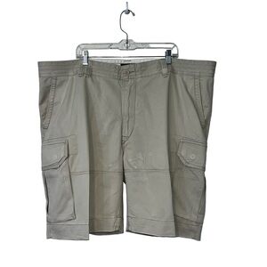 Polo Ralph Lauren Shorts Mens 48 (50X9) Khaki ￼Cargo Hiking Work Casual Utility